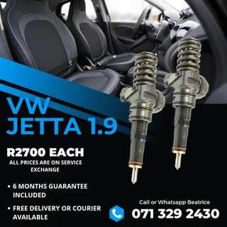 Vw Jetta 1.9 Injectors For Sale With Warranty