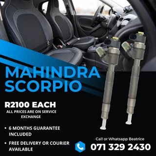 Mahindra Scorpio Injectors For Sale With Warranty