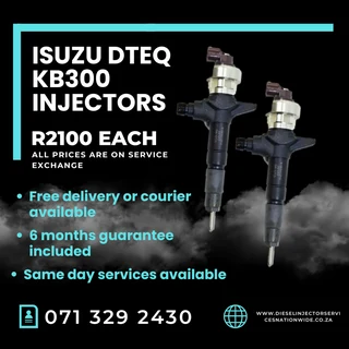Isuzu Dteq Kb300 Injectors For Sale With Warranty