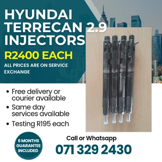 Hyundai Terrecan 2.4 Injectors For Sale With Warranty