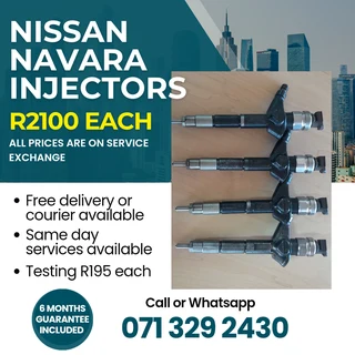 Nissan Navara Injectors For Sale With Warranty