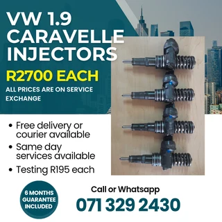 Vw Caravelle 1.9 Injectors For Sale With Warranty