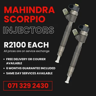 Mahindra Scorpio Injectors For Sale With Warranty