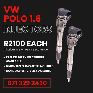 Vw Polo 1.6 Injectors For Sale With Warranty