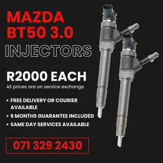Mazda Bt50 3.0 Injectors For Sale With Warranty