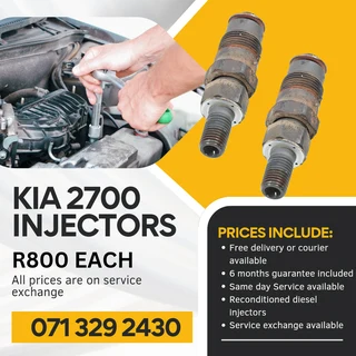 Kia 2700 Injectors For Sale With Warranty