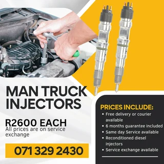 Man Truck Injectors For Sale With Warranty