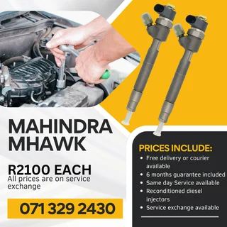 Mahindra Mhawk Injectors For Sale With Warranty