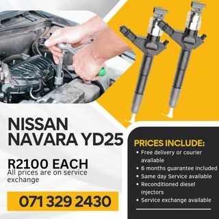 Nissan Navara Injectors For Sale With Warranty