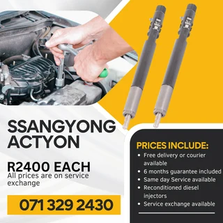 Ssangyong Actyon Injectors For Sale With Warranty