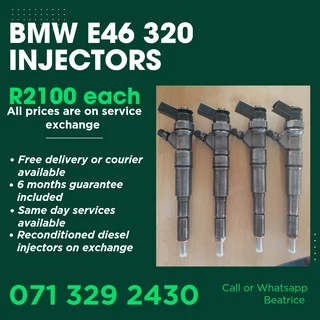 Bmw E46 320 Injectors For Sale With Warranty