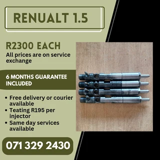 Renualt Kangoo 1.5 Injectors For Sale With Warranty