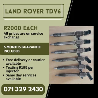 Land Rover Discovery Tdv6 Injectors For Sale With Warranty
