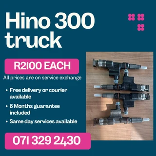 Hino 300 Truck Injectors For Sale With Warranty