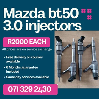 Mazda Bt50 3.0 Injectors For Sale With Warranty