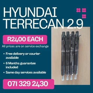 Hyundai Terrecan 2.9 Injectors For Sale With Warranty