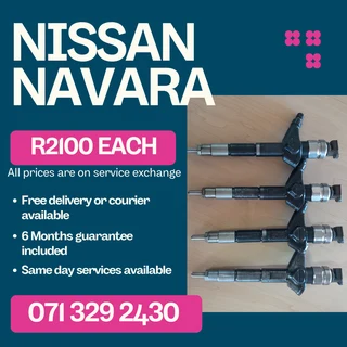 Nissan Navara Injectors For Sale With Warranty