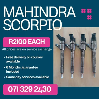 Mahindra Scorpio Injectors For Sale With Warranty