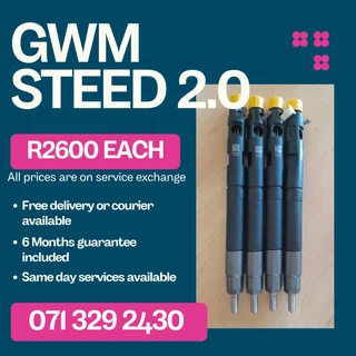 Gwm Steed 2.0 Injectors For Sale With Warranty