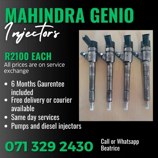 Mahindra Genio Injectors For Sale With Warranty
