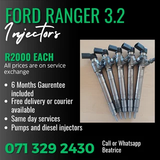 Ford Ranger 3.2 Injectors For Sale With Warranty