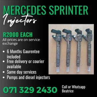 Mercedes Benz Sprinter Injectors For Sale With Warranty