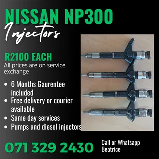 Nissan Np300 Injectors For Sale With Warranty