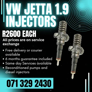 Vw Jetta 1.9 Injectors For Sale With Warranty