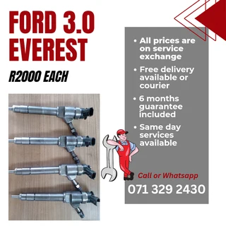 Ford Everest 3.0 Injectors For Sale With Warranty