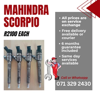 Mahindra Scorpio Injectors For Sale With Warranty