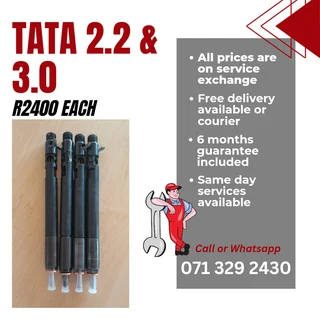 Tata 2.2 And 3.0 Injectors For Sale With Warranty