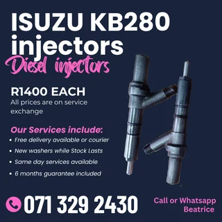 Isuzu Kb280 Injectors For Sale With Warranty