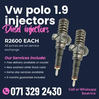 Vw Polo 1.9 Injectors For Sale With Warranty