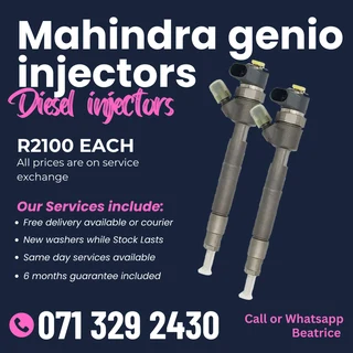 Mahindra Genio Injectors For Sale With Warranty