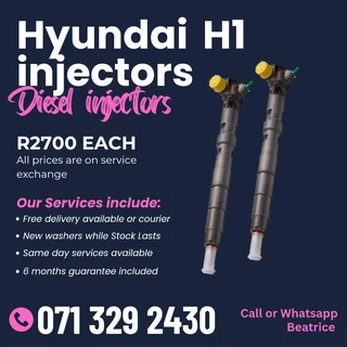Hyundai H1 Injectors For Sale With Warranty