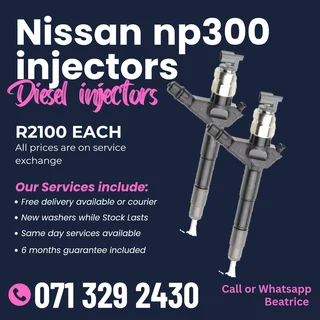 Nissan Np300 Injectors For Sale With Warranty