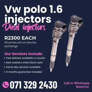 Vw Polo 1.6 Injectors For Sale With Warranty