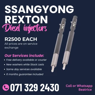 Ssangyong Rexton Injectors For Sale With Warranty