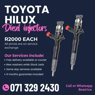 Toyota Quantum Injectors For Sale With Warranty
