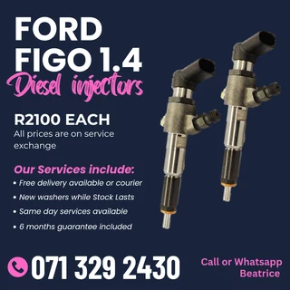 Ford Figo 1.4 Injectors For Sale With Warranty
