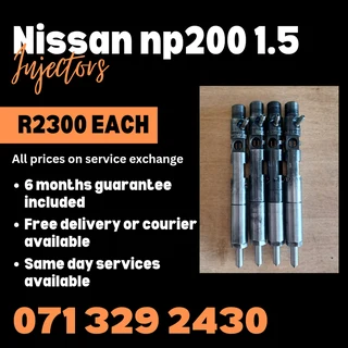 Nissan Np200 1.5 Injectors For Sale With Warranty