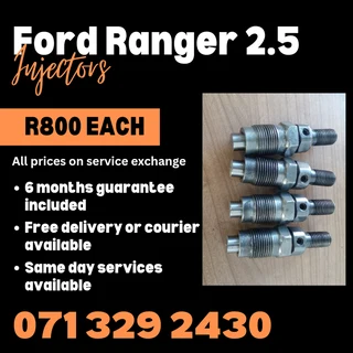 Ford Ranger 2.5 Injectors For Sale With Warranty