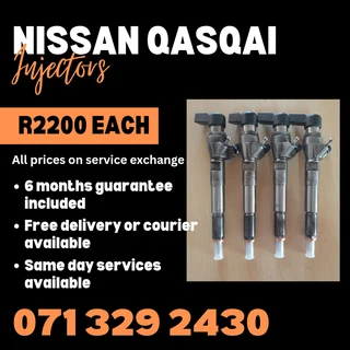 Nissan Qasqai Injectors For Sale With Warranty