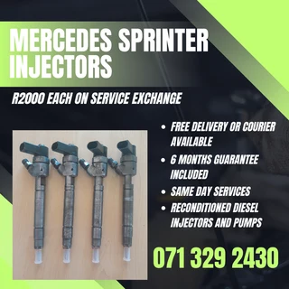 Mercedes Benz Sprinter Injectors For Sale With Warranty