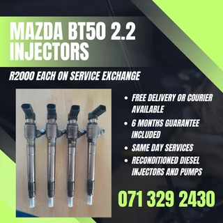 Mazda Bt50 2.2 Injectors For Sale With Warranty