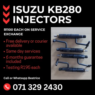 Isuzu Kb280 Injectors For Sale With Warranty