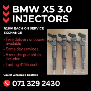 Bmw X5 3.0 Injectors For Sale With Warranty