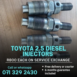 Toyota 2.5 Injectors For Sale With Warranty
