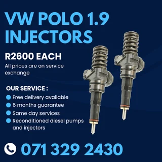 Vw Polo 1.9 Injectors For Sale With Warranty
