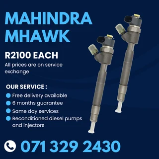 Mahindra Mhawk Injectors For Sale With Warranty